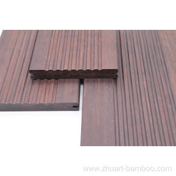 open air park applied bamboo outdoor dark decking